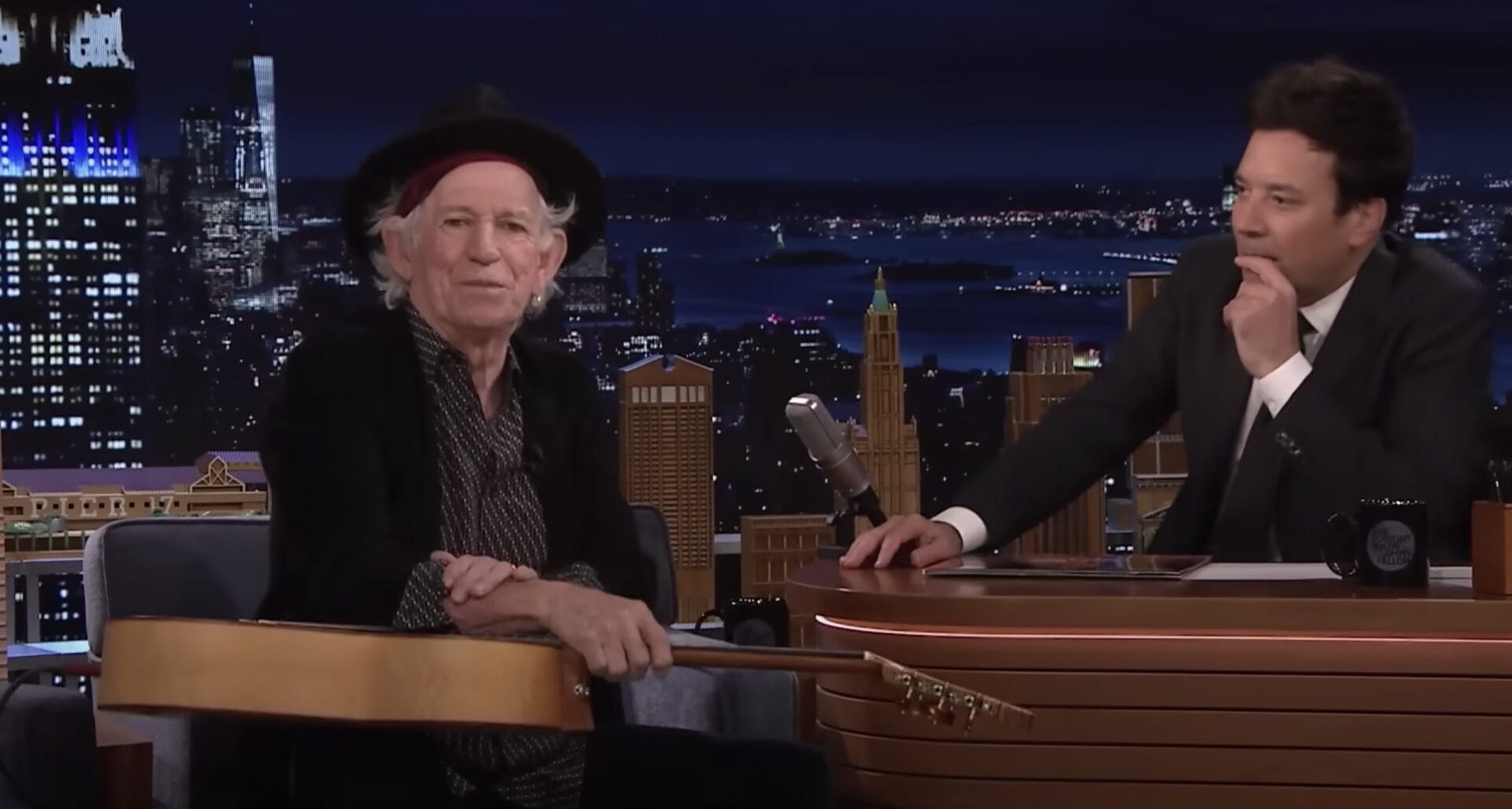Watch: Keith Richards Crashes ‘The Tonight Show’ After Rolling Stones’ Album Party